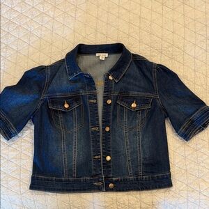 Dark Blue Denim Jean Jacket